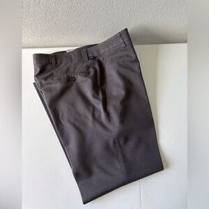 Dockers Charcoal Gray Size 34 Flat Front Pants Office Church Cotton Blend